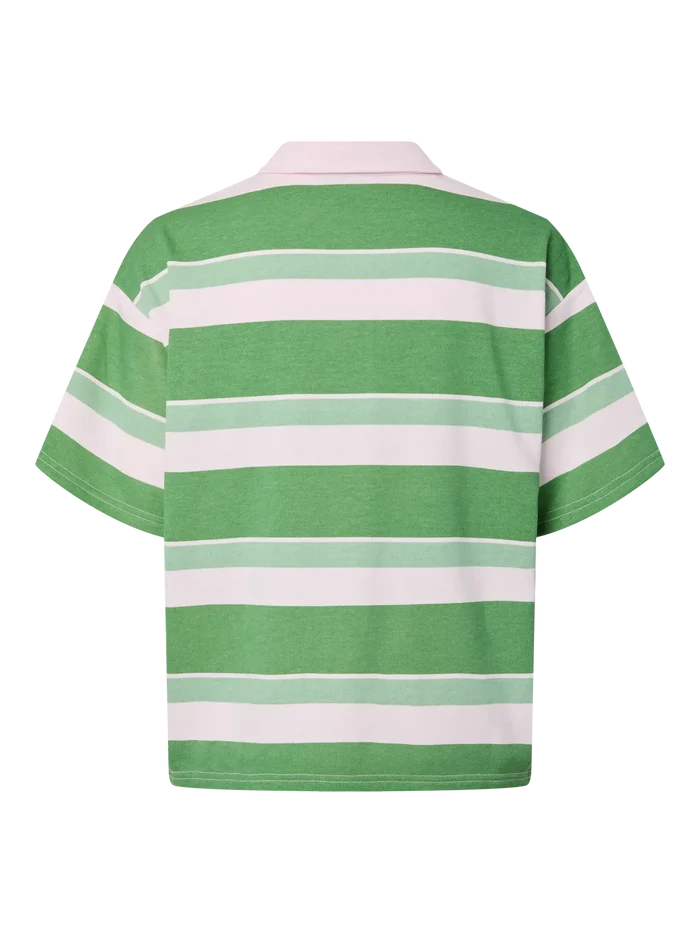 Gippy polo sweater top cradle pink green