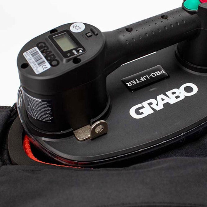 PRO-Lifter 20 handle with digital screen and suction plate, close-up
