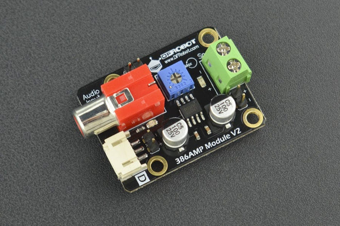 Gravity: 386AMP Audio Amplifier Module [Discontinued] by DFRobot - The Pi Hut