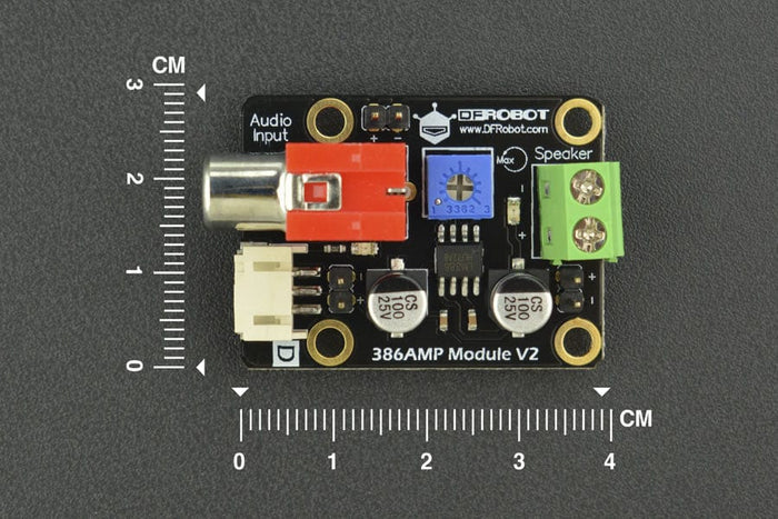 Gravity: 386AMP Audio Amplifier Module [Discontinued] by DFRobot - The Pi Hut