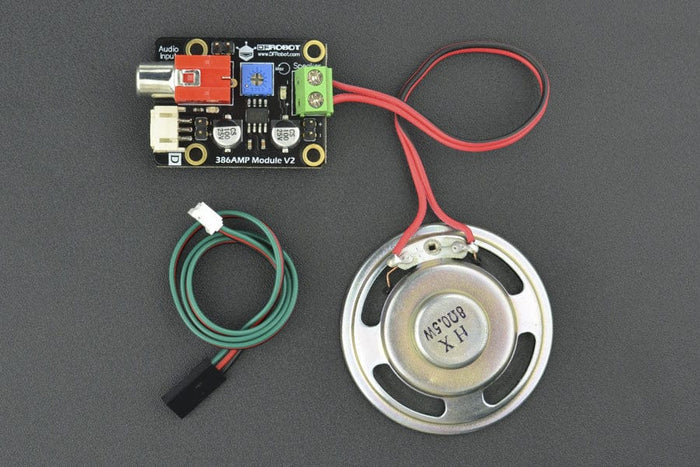 Gravity: 386AMP Audio Amplifier Module [Discontinued] by DFRobot - The Pi Hut