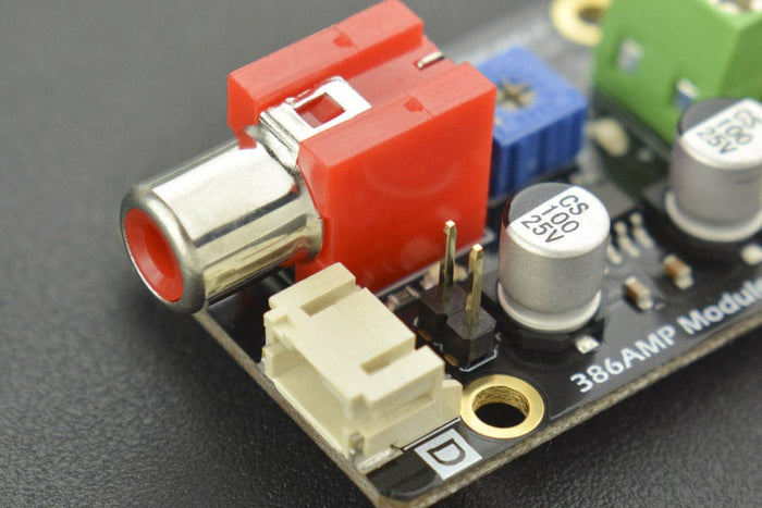 Gravity: 386AMP Audio Amplifier Module [Discontinued] by DFRobot - The Pi Hut