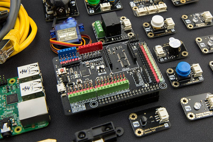 Gravity: Advanced Kit for Raspberry Pi 2 (Windows 10 IoT Compatible) [Discontinued] by DFRobot - The Pi Hut