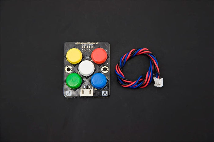 Gravity: Analog ADKeyboard Module V2 [Discontinued] by DFRobot - The Pi Hut