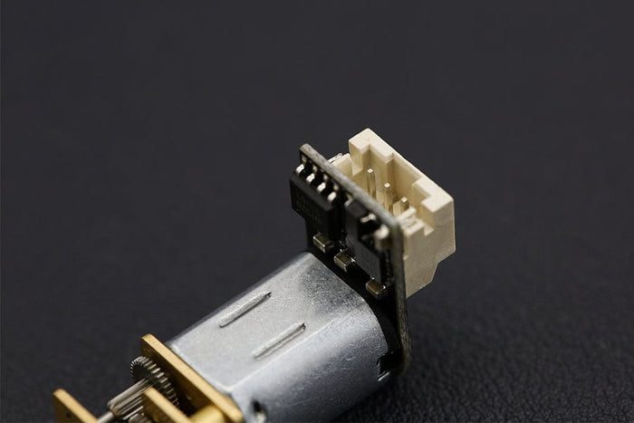 Gravity: DC Micro Metal Gear Motor w/Driver For Arduino - 30:1 [discontinued] by DFRobot - The Pi Hut