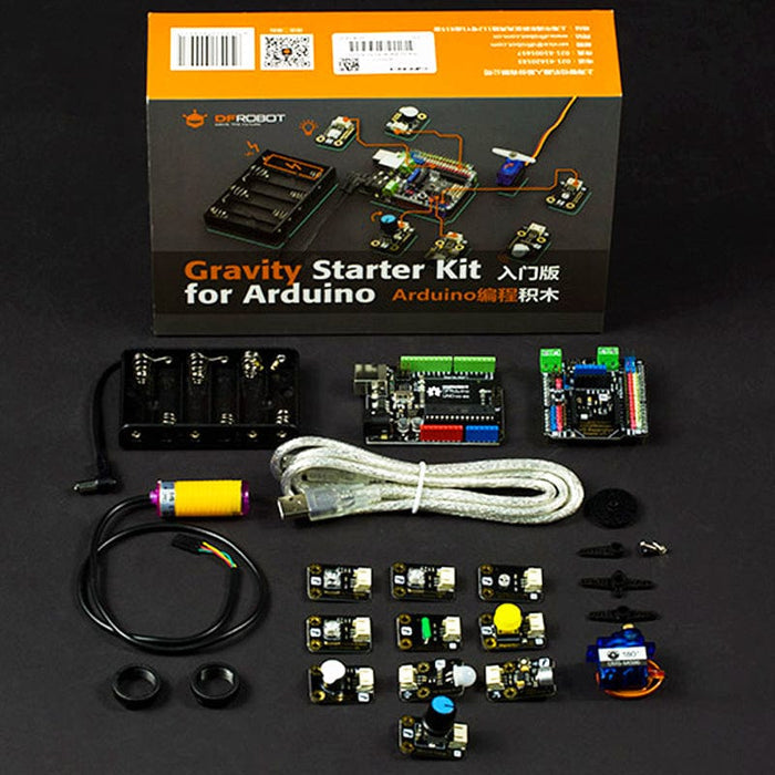Gravity: Starter Kit for Arduino by DFRobot - The Pi Hut