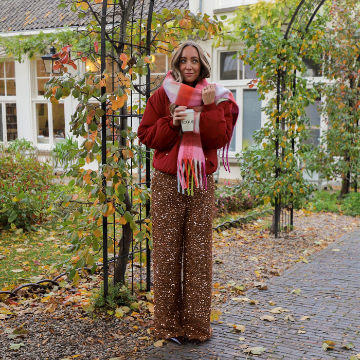 Harper & Yve Holly pants bronze sequin