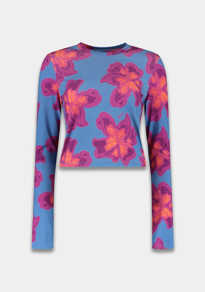 Harper & Yve Jeff longsleeve top bold flower wild aster
