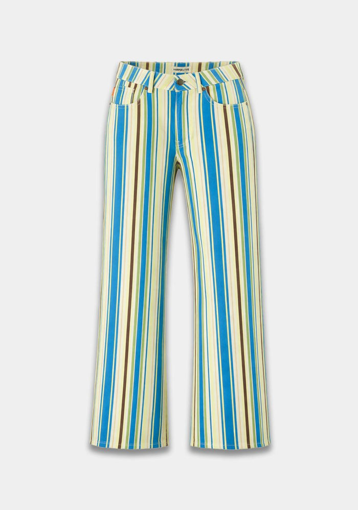 Harper & Yve Mayra pants multi stripe blue