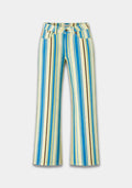 Harper & Yve Mayra pants multi stripe blue