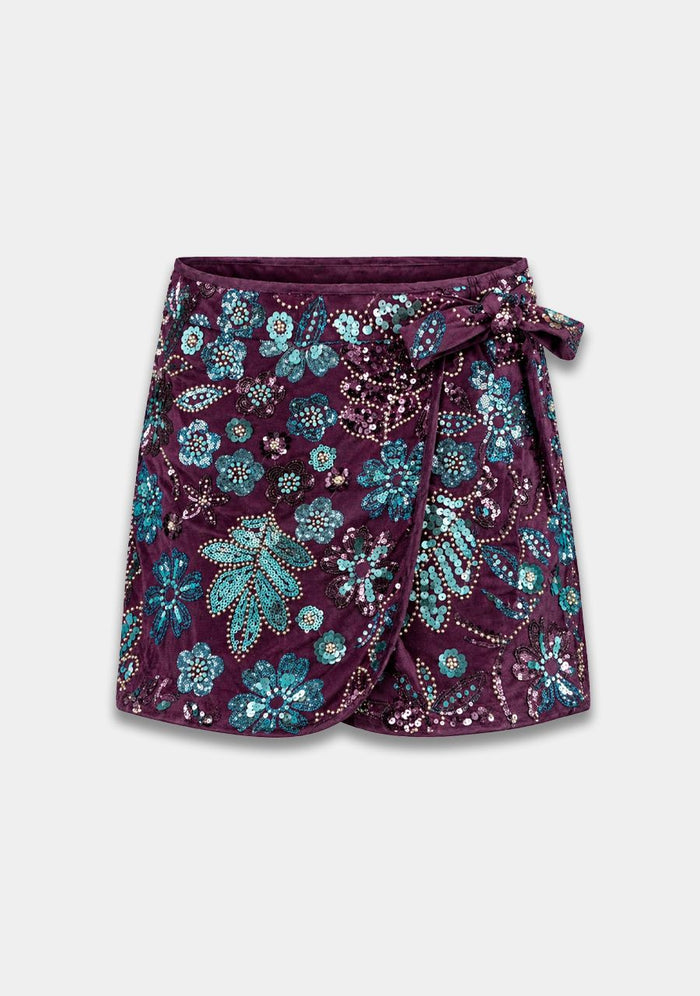 Harper & Yve Romy skirt cassis blue
