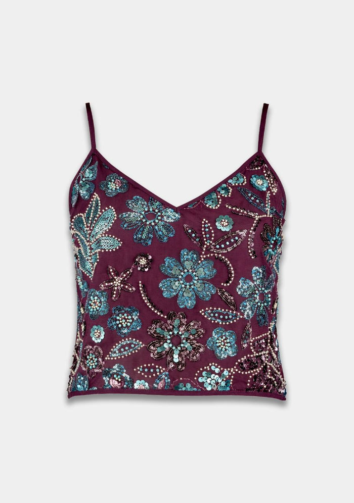 Harper & Yve Romy top cassis blue