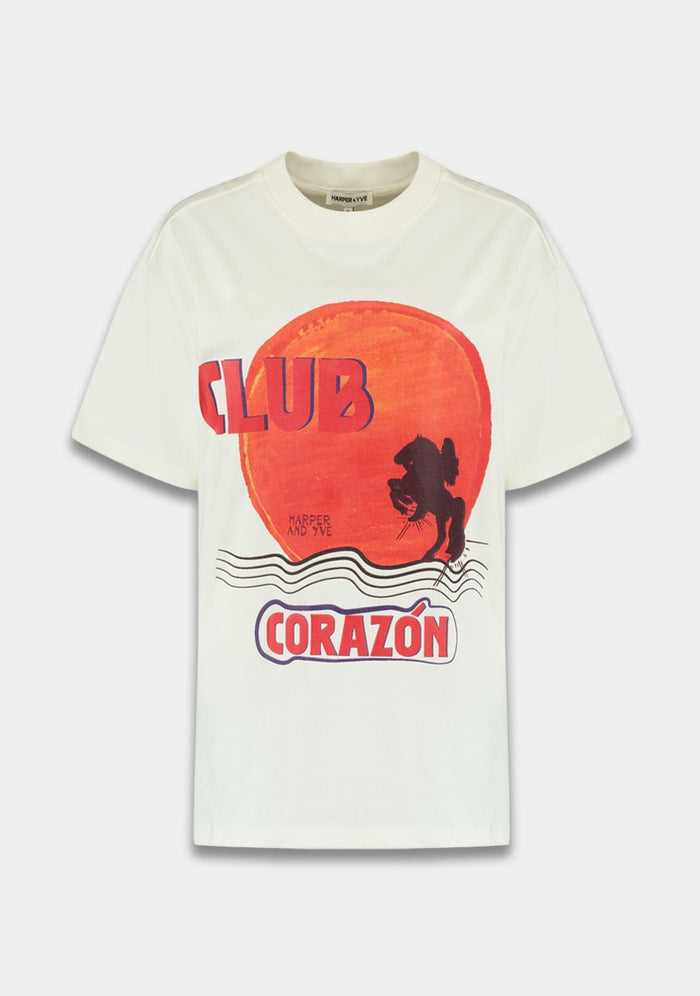 Harper & Yve Shirt Club Corazon ecru