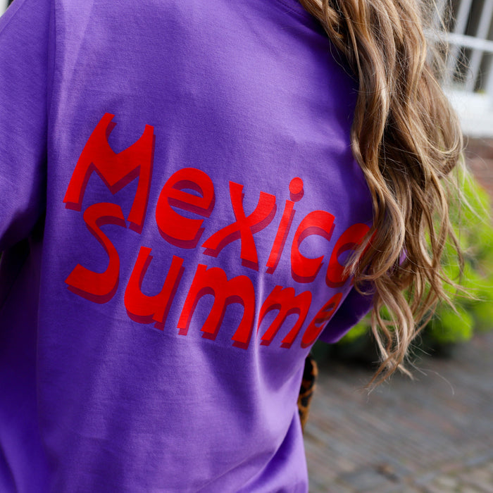Harper & Yve Shirt Mexican back purple