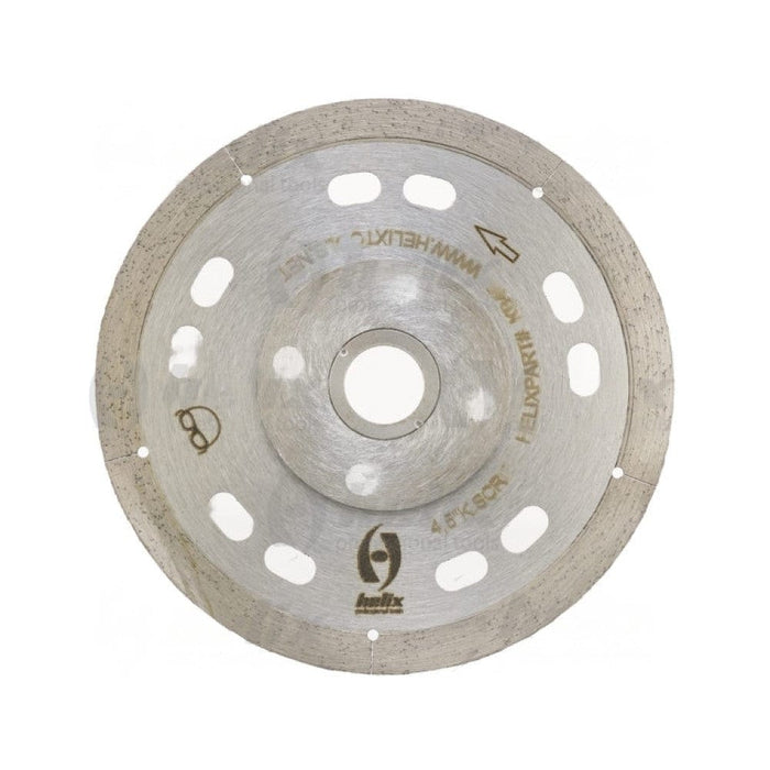 Helix K-Skribe ultra-thin diamond blade, round turbo rim with center hole
