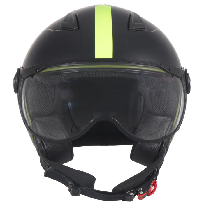 Helmet vito jet moda mat green/black