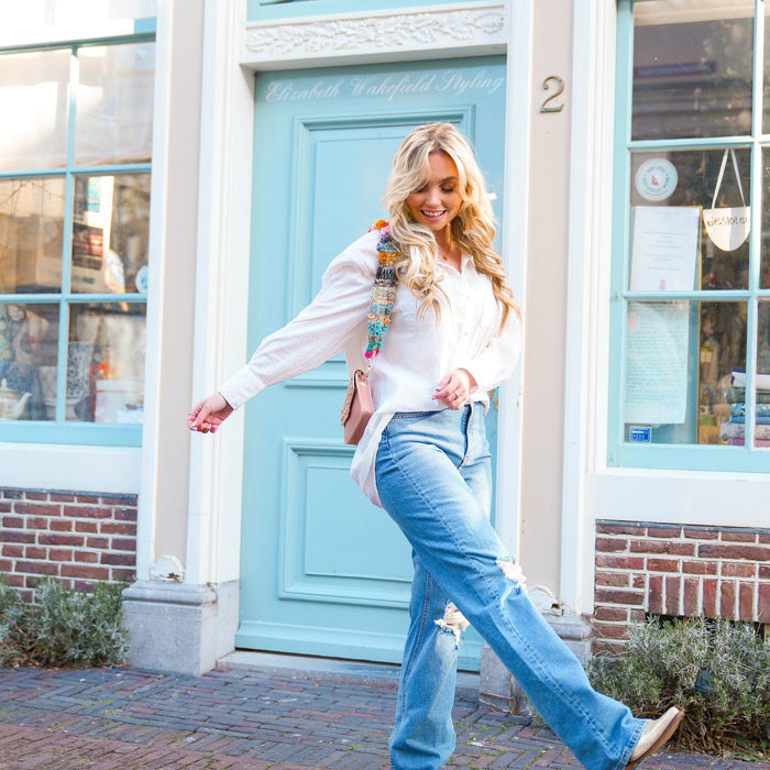 Holly wide destroy jeans