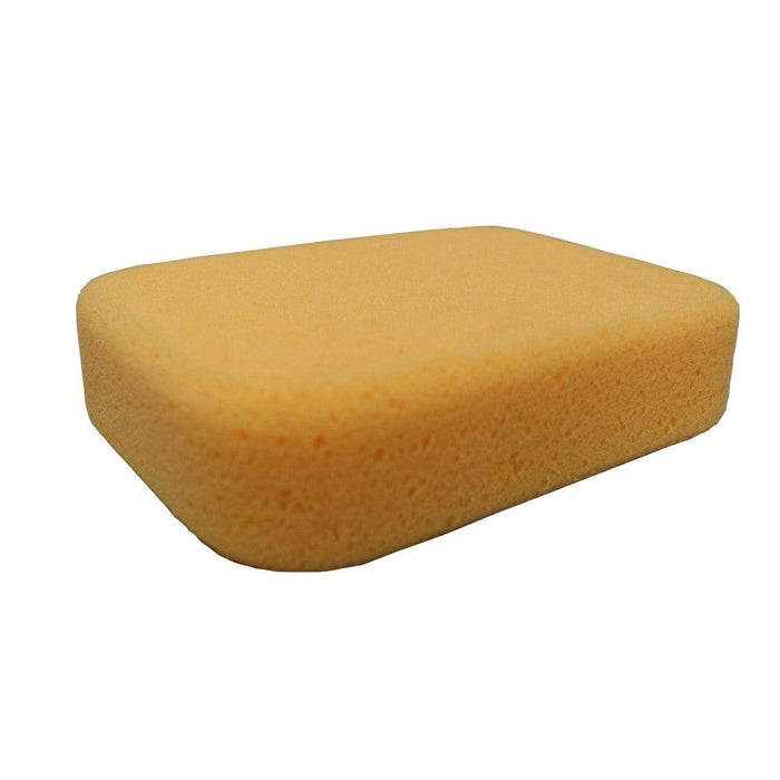 Hydra grouting sponge, tan rectangular block with rounded edges