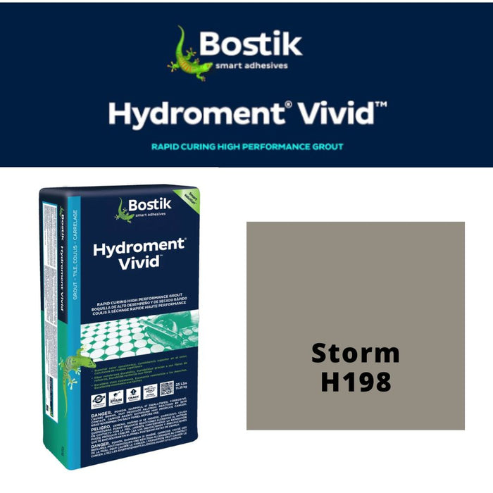 Hydroment Vivid grout bag, Storm color H198