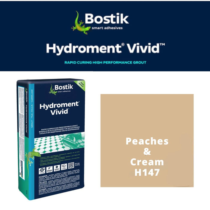 Hydroment Vivid grout bag, Peaches & Cream color H147