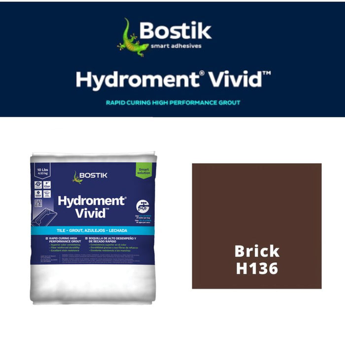 Hydroment Vivid grout bag, Brick H136