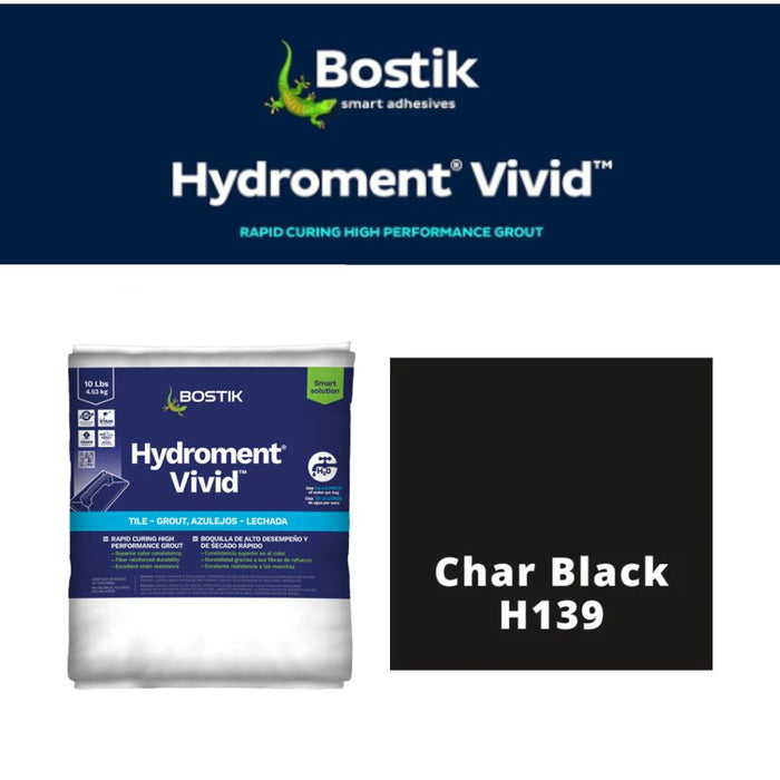 Hydroment Vivid grout bag, Char Black H139