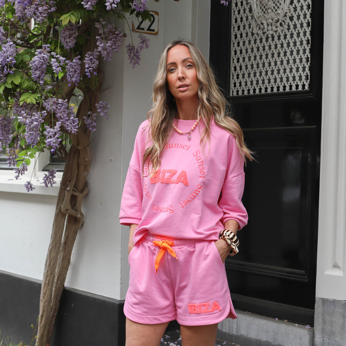 Ibiza set two piece roze