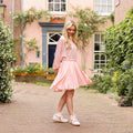 Indie jurkje katoen light rose