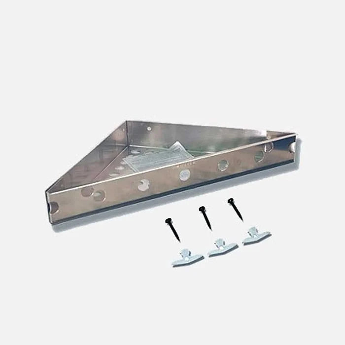 Stainless mounting channel with screws and anchors for install