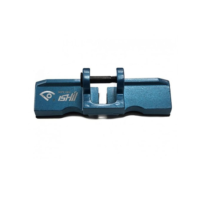 Ishii Breaker Foot with blue base and two U-clamps