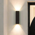 Jasper 20-inch 2-light Textured Black LED Exterior Wall Sconce