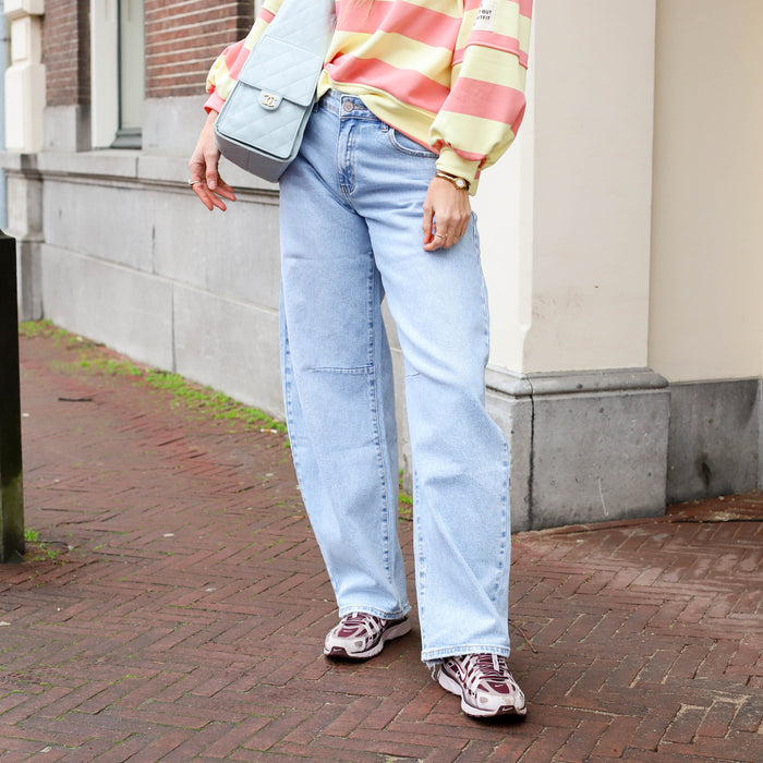 Jeans barrel light blue