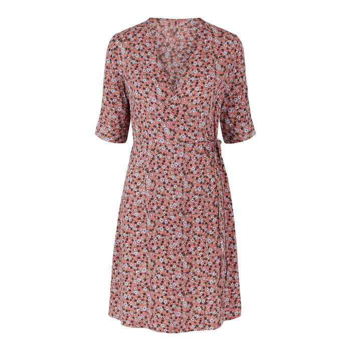 Kaitlyn wrap dress pink