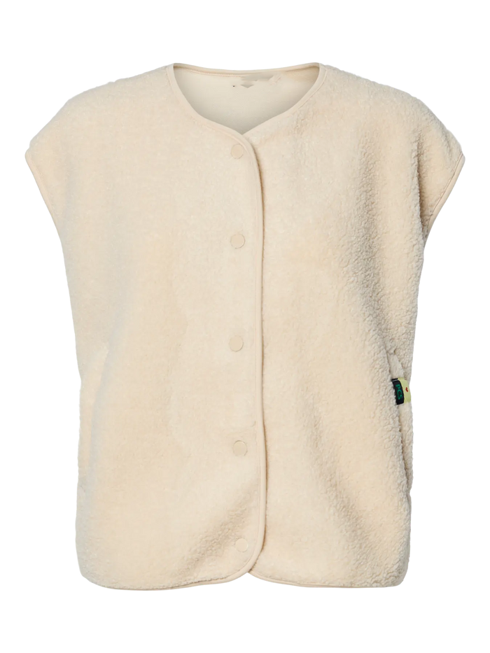Katty teddy gilet birch