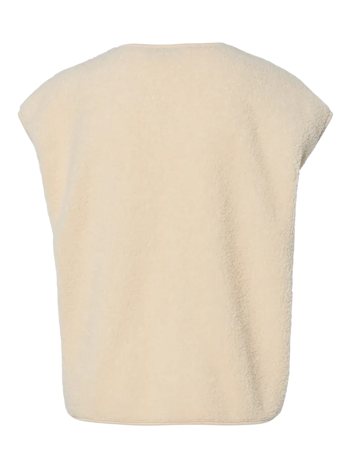 Katty teddy gilet birch