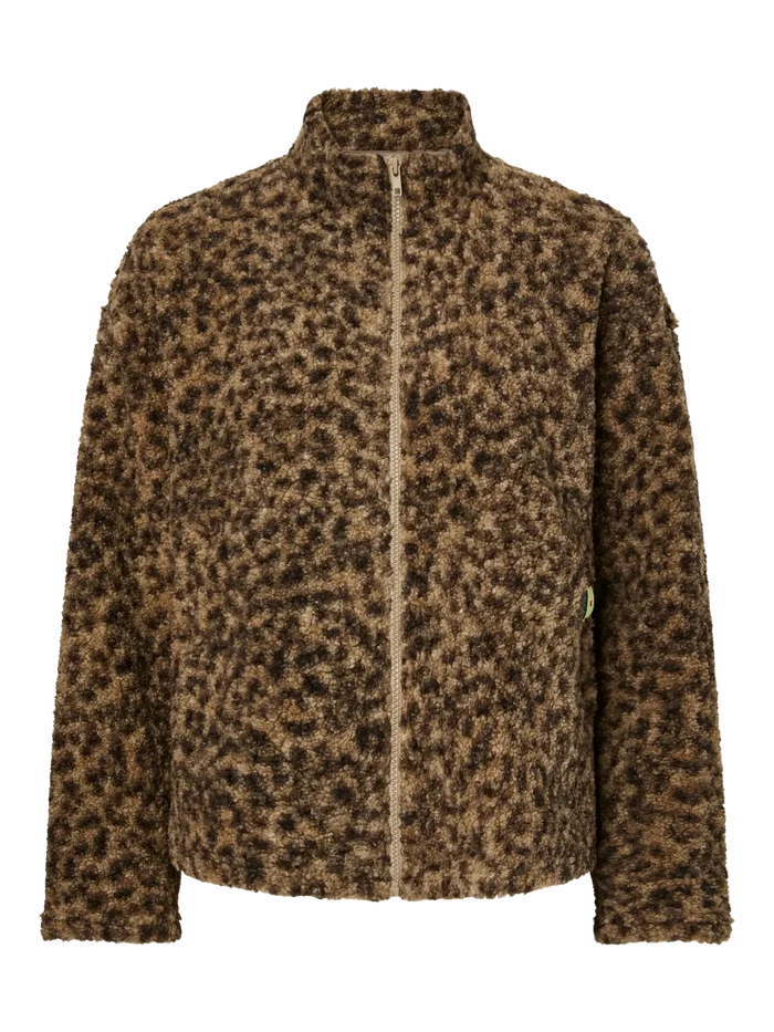 Katty teddy jacket tannin