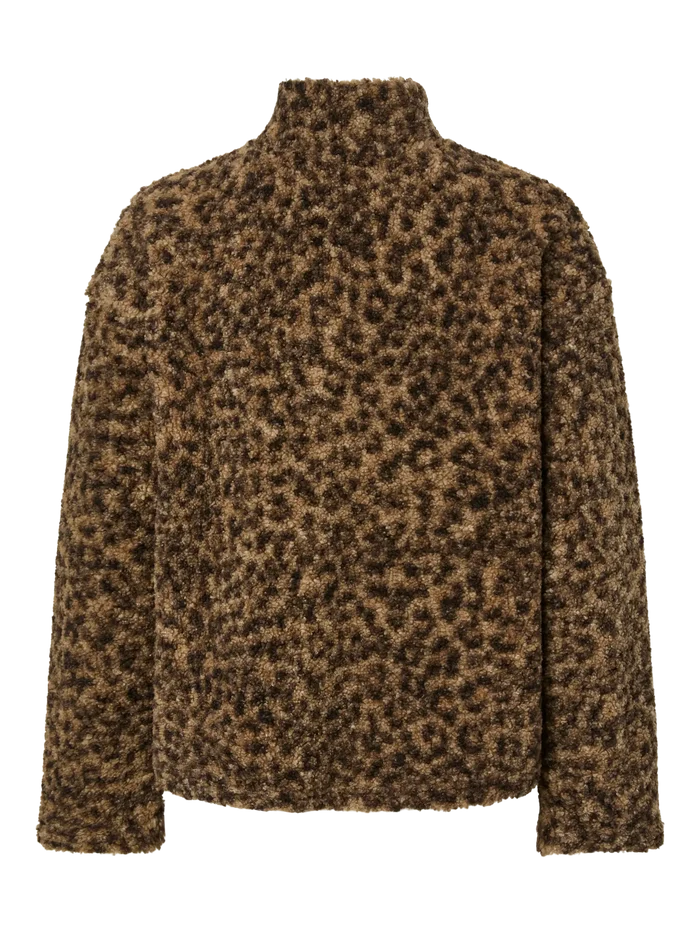 Katty teddy jacket tannin