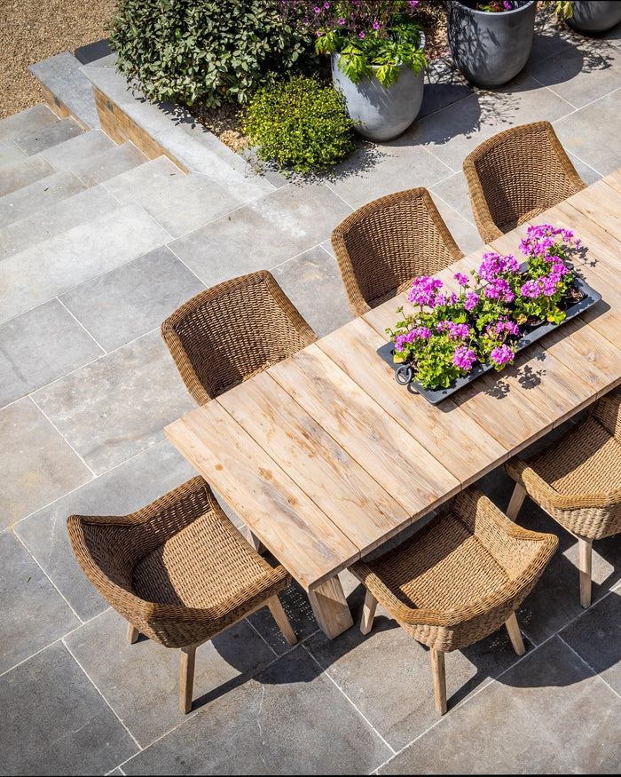 Kimmeridge Limestone Paving Tumbled & Etched Finish