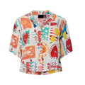 Klarisa blouse eggnog heart lobsters
