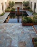 Komodo Porcelain Paving Textured Green