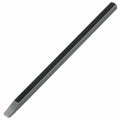 6" carbide chisel with flat chisel tip and dark metal body
