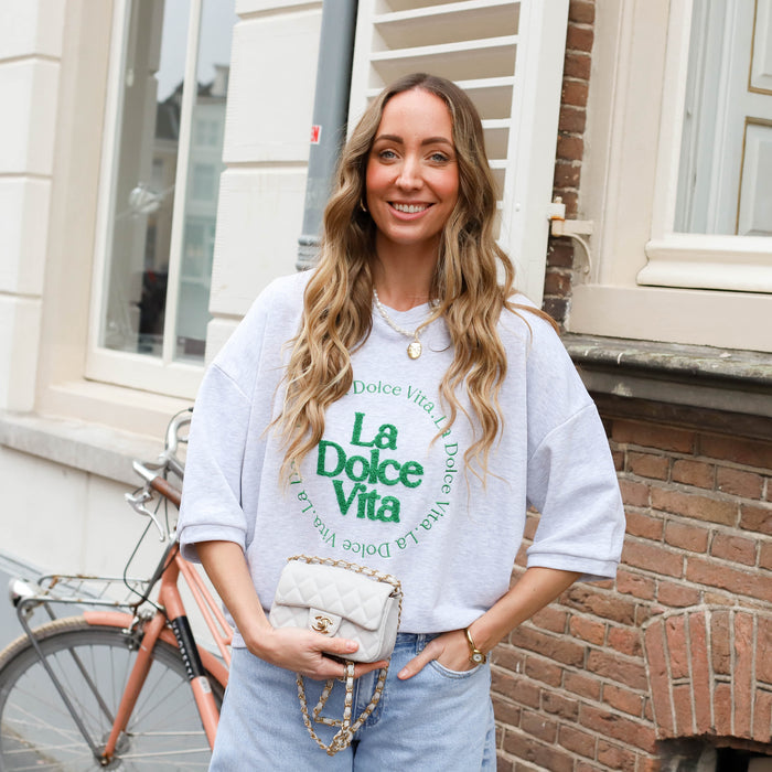 La Dolce Vita sweater grijs