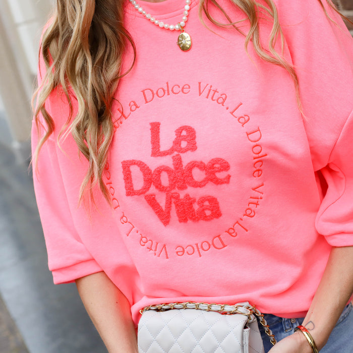 La Dolce Vita sweater roze