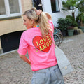 L'amour tee roze