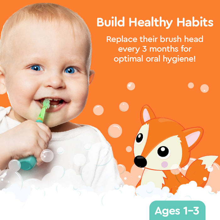 Little Brusheez® Toddlers’ 2-Pack Replacement Brush Heads - Fuzzy the Fox