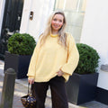 Lola knit trui geel