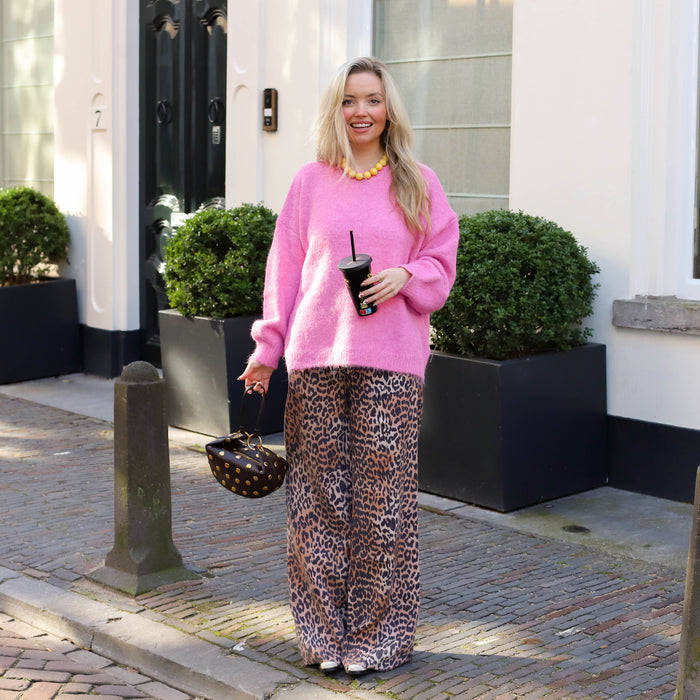 Lola knit trui roze
