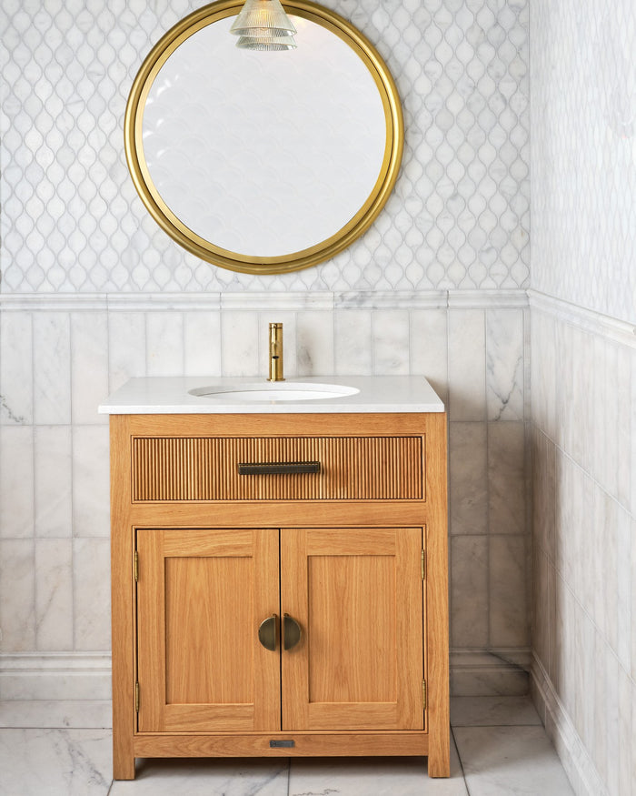 Long Island Marble Honed Finish Skirting|Credit: Harvey George - Harrogate|long-island-marble-honed-finish-brick, long-island-marble-honed-finish-tear-drop, long-island-marble-honed-finish-dado, long-island-marble-honed-finish
