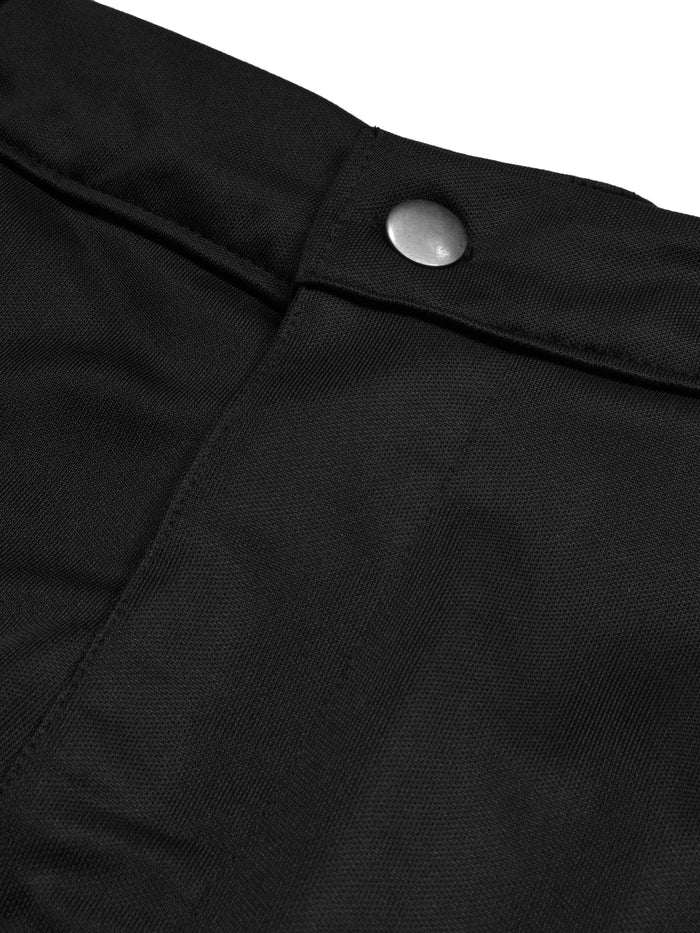 Louis Vicaci Interlock Stretchy Slim Fit Pent For Men-Black-RT2454
