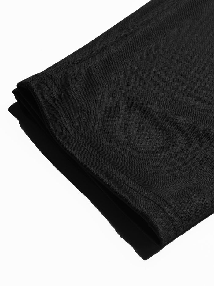 Louis Vicaci Interlock Stretchy Slim Fit Pent For Men-Black-RT2454